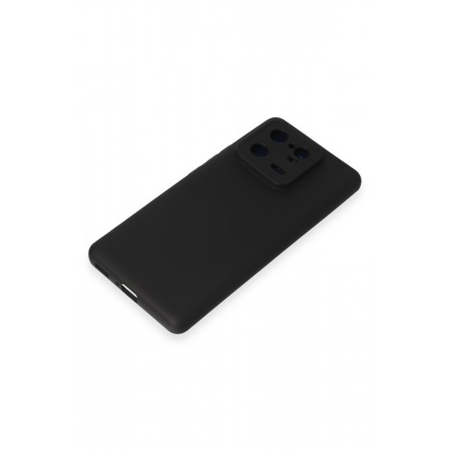 Newface Xiaomi Mi 13 Pro Kılıf Nano içi Kadife Silikon - Siyah Newface Xiaomi Mi 13 Pro Kılıf Nano içi Kadife Silikon - Siyah