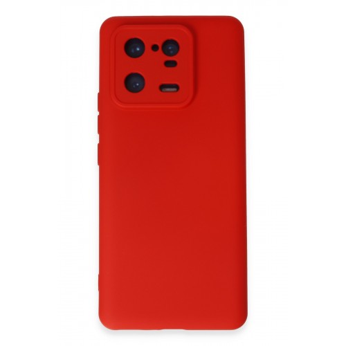 Newface Xiaomi Mi 13 Pro Kılıf Nano içi Kadife Silikon - Kırmızı Newface Xiaomi Mi 13 Pro Kılıf Nano içi Kadife Silikon - Kırmızı