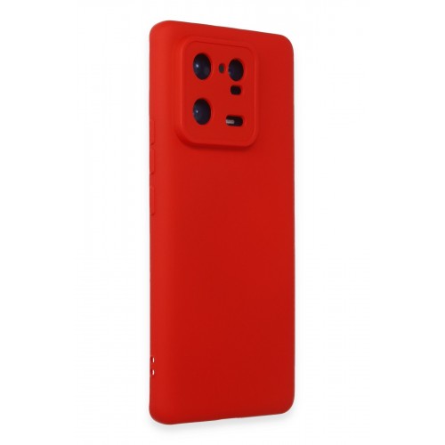 Newface Xiaomi Mi 13 Pro Kılıf Nano içi Kadife Silikon - Kırmızı Newface Xiaomi Mi 13 Pro Kılıf Nano içi Kadife Silikon - Kırmızı