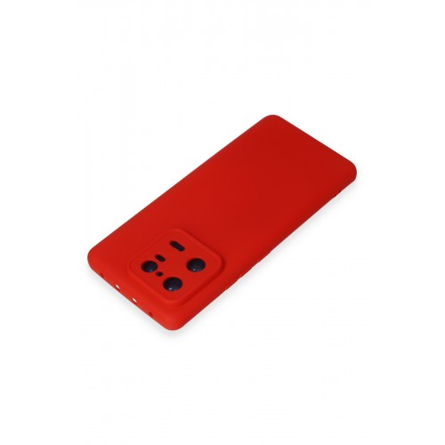Newface Xiaomi Mi 13 Pro Kılıf Nano içi Kadife Silikon - Kırmızı Newface Xiaomi Mi 13 Pro Kılıf Nano içi Kadife Silikon - Kırmızı