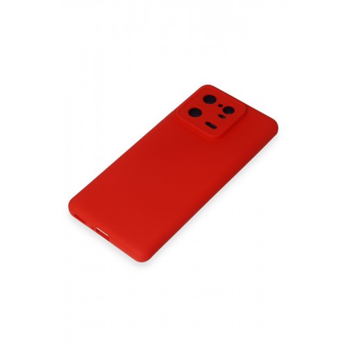 Newface Xiaomi Mi 13 Pro Kılıf Nano içi Kadife Silikon - Kırmızı Newface Xiaomi Mi 13 Pro Kılıf Nano içi Kadife Silikon - Kırmızı