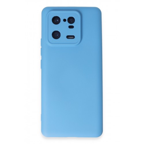 Newface Xiaomi Mi 13 Pro Kılıf Nano içi Kadife Silikon - Mavi Newface Xiaomi Mi 13 Pro Kılıf Nano içi Kadife Silikon - Mavi