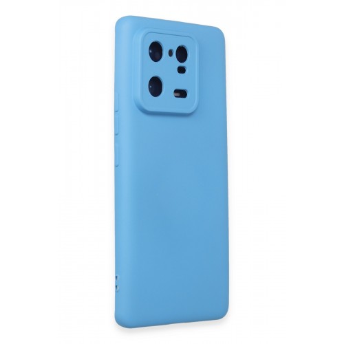 Newface Xiaomi Mi 13 Pro Kılıf Nano içi Kadife Silikon - Mavi Newface Xiaomi Mi 13 Pro Kılıf Nano içi Kadife Silikon - Mavi
