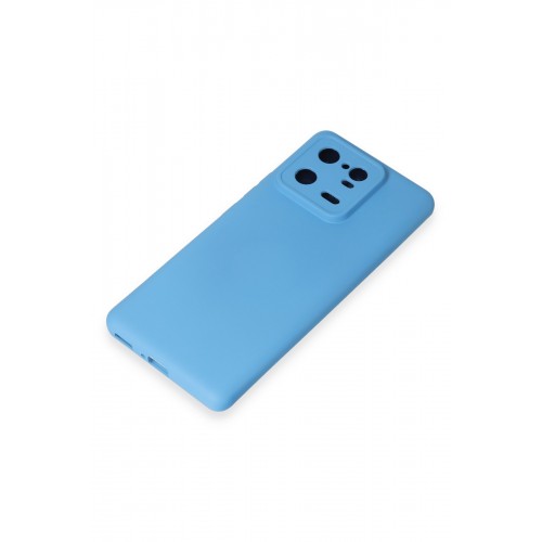 Newface Xiaomi Mi 13 Pro Kılıf Nano içi Kadife Silikon - Mavi Newface Xiaomi Mi 13 Pro Kılıf Nano içi Kadife Silikon - Mavi