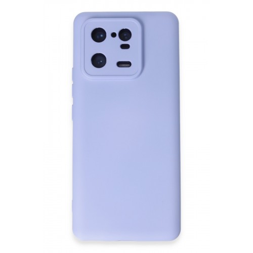 Newface Xiaomi Mi 13 Pro Kılıf Nano içi Kadife Silikon - Lila Newface Xiaomi Mi 13 Pro Kılıf Nano içi Kadife Silikon - Lila