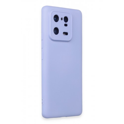 Newface Xiaomi Mi 13 Pro Kılıf Nano içi Kadife Silikon - Lila Newface Xiaomi Mi 13 Pro Kılıf Nano içi Kadife Silikon - Lila