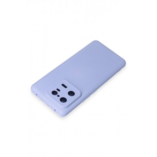 Newface Xiaomi Mi 13 Pro Kılıf Nano içi Kadife Silikon - Lila Newface Xiaomi Mi 13 Pro Kılıf Nano içi Kadife Silikon - Lila