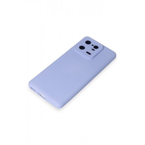 Newface Xiaomi Mi 13 Pro Kılıf Nano içi Kadife Silikon - Lila Newface Xiaomi Mi 13 Pro Kılıf Nano içi Kadife Silikon - Lila