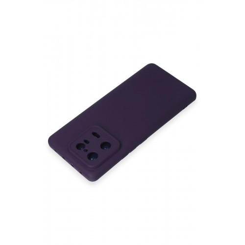 Newface Xiaomi Mi 13 Pro Kılıf Nano içi Kadife Silikon - Mor Newface Xiaomi Mi 13 Pro Kılıf Nano içi Kadife Silikon - Mor