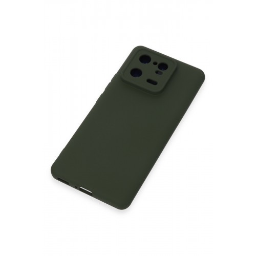 Newface Xiaomi Mi 13 Pro Kılıf Nano içi Kadife Silikon - Koyu Yeşil Newface Xiaomi Mi 13 Pro Kılıf Nano içi Kadife Silikon - Koyu Yeşil