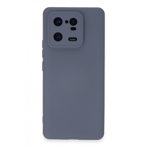 Newface Xiaomi Mi 13 Pro Kılıf Nano içi Kadife Silikon - Gri Newface Xiaomi Mi 13 Pro Kılıf Nano içi Kadife Silikon - Gri
