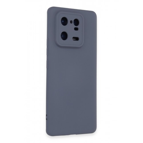Newface Xiaomi Mi 13 Pro Kılıf Nano içi Kadife Silikon - Gri Newface Xiaomi Mi 13 Pro Kılıf Nano içi Kadife Silikon - Gri