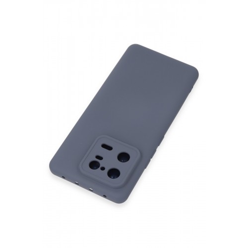 Newface Xiaomi Mi 13 Pro Kılıf Nano içi Kadife Silikon - Gri Newface Xiaomi Mi 13 Pro Kılıf Nano içi Kadife Silikon - Gri