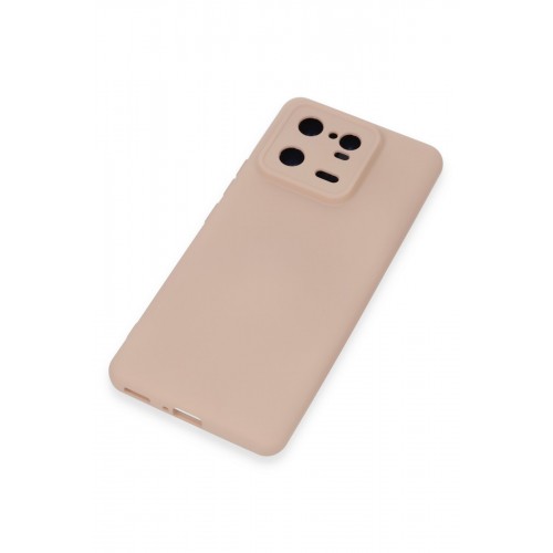Newface Xiaomi Mi 13 Pro Kılıf Nano içi Kadife Silikon - Pudra Newface Xiaomi Mi 13 Pro Kılıf Nano içi Kadife Silikon - Pudra