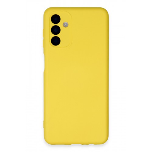 Newface Samsung Galaxy A24 4G Kılıf Nano içi Kadife Silikon - Sarı Newface Samsung Galaxy A24 4G Kılıf Nano içi Kadife Silikon - Sarı