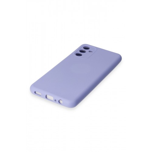 Newface Samsung Galaxy A24 4G Kılıf Nano içi Kadife Silikon - Lila Newface Samsung Galaxy A24 4G Kılıf Nano içi Kadife Silikon - Lila