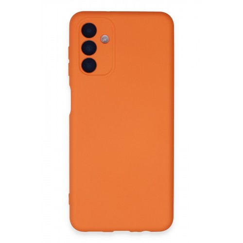 Newface Samsung Galaxy A24 4G Kılıf Nano içi Kadife Silikon - Turuncu Newface Samsung Galaxy A24 4G Kılıf Nano içi Kadife Silikon - Turuncu