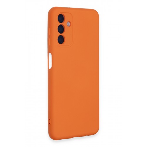 Newface Samsung Galaxy A24 4G Kılıf Nano içi Kadife Silikon - Turuncu Newface Samsung Galaxy A24 4G Kılıf Nano içi Kadife Silikon - Turuncu