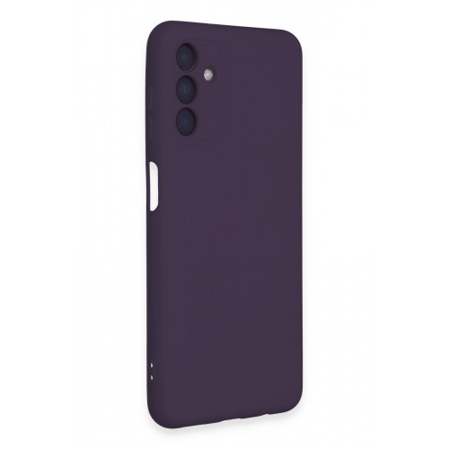Newface Samsung Galaxy A24 4G Kılıf Nano içi Kadife Silikon - Mor Newface Samsung Galaxy A24 4G Kılıf Nano içi Kadife Silikon - Mor