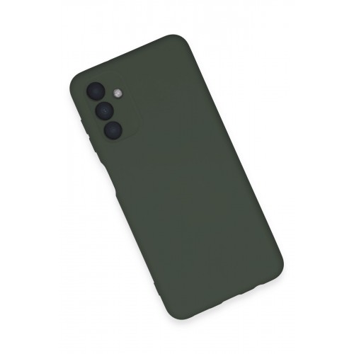Newface Samsung Galaxy A24 4G Kılıf Nano içi Kadife Silikon - Koyu Yeşil Newface Samsung Galaxy A24 4G Kılıf Nano içi Kadife Silikon - Koyu Yeşil