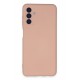Newface Samsung Galaxy A24 4G Kılıf Nano içi Kadife Silikon - Pudra Newface Samsung Galaxy A24 4G Kılıf Nano içi Kadife Silikon - Pudra