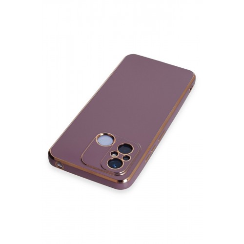 Newface Xiaomi Redmi 12C Kılıf Volet Silikon - Mor Newface Xiaomi Redmi 12C Kılıf Volet Silikon - Mor