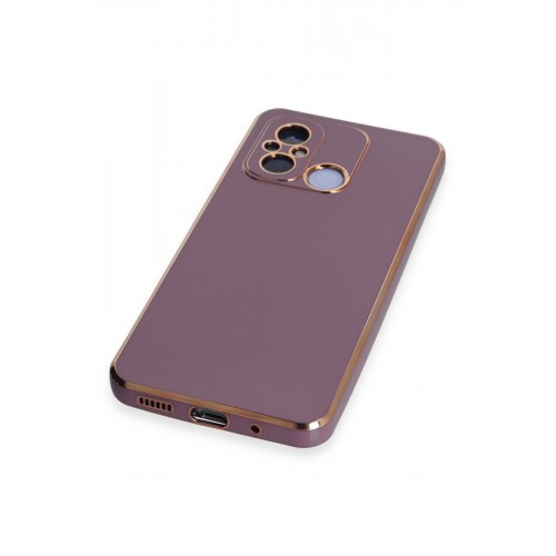 Newface Xiaomi Redmi 12C Kılıf Volet Silikon - Mor Newface Xiaomi Redmi 12C Kılıf Volet Silikon - Mor