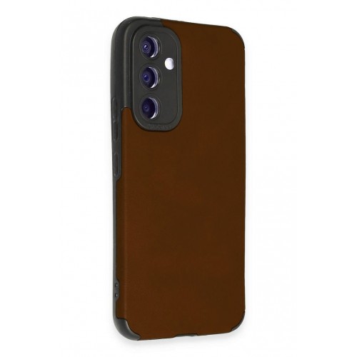 Newface Samsung Galaxy A54 5G Kılıf Loop Deri Silikon - Kahverengi Newface Samsung Galaxy A54 5G Kılıf Loop Deri Silikon - Kahverengi