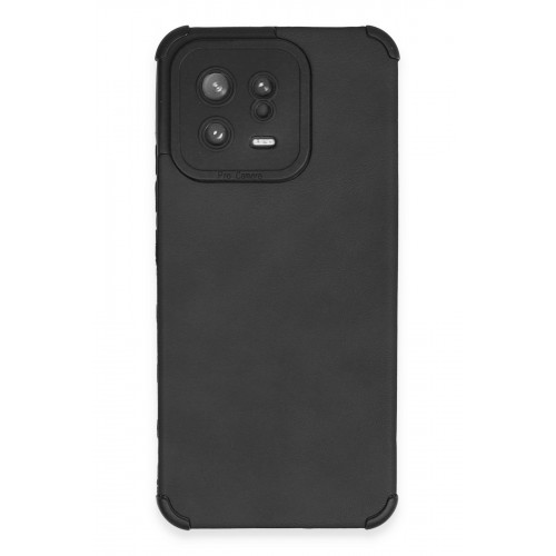 Newface Xiaomi Mi 13 Kılıf Loop Deri Silikon - Siyah Newface Xiaomi Mi 13 Kılıf Loop Deri Silikon - Siyah