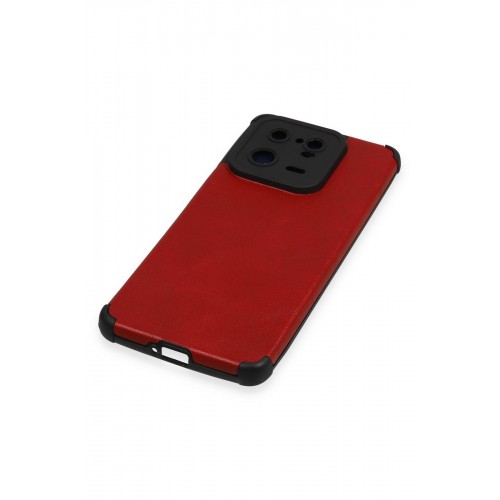 Newface Xiaomi Mi 13 Pro Kılıf Loop Deri Silikon - Kırmızı Newface Xiaomi Mi 13 Pro Kılıf Loop Deri Silikon - Kırmızı