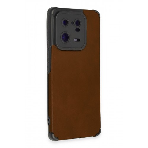 Newface Xiaomi Mi 13 Pro Kılıf Loop Deri Silikon - Kahverengi Newface Xiaomi Mi 13 Pro Kılıf Loop Deri Silikon - Kahverengi