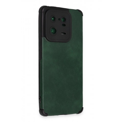 Newface Xiaomi Mi 13 Pro Kılıf Loop Deri Silikon - Yeşil Newface Xiaomi Mi 13 Pro Kılıf Loop Deri Silikon - Yeşil