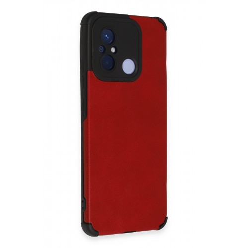 Newface Xiaomi Redmi 12C Kılıf Loop Deri Silikon - Kırmızı Newface Xiaomi Redmi 12C Kılıf Loop Deri Silikon - Kırmızı