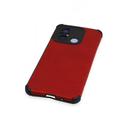 Newface Xiaomi Redmi 12C Kılıf Loop Deri Silikon - Kırmızı Newface Xiaomi Redmi 12C Kılıf Loop Deri Silikon - Kırmızı