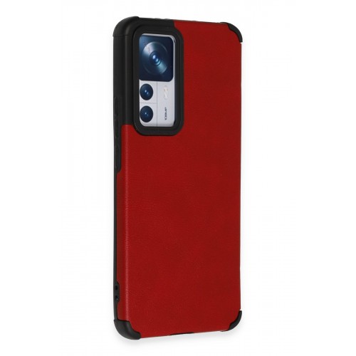 Newface Xiaomi Mi 12T Kılıf Loop Deri Silikon - Kırmızı Newface Xiaomi Mi 12T Kılıf Loop Deri Silikon - Kırmızı