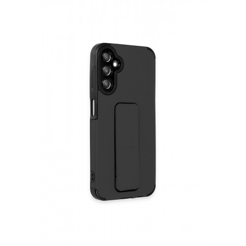 Newface Samsung Galaxy A14 4G Kılıf Mega Standlı Silikon - Siyah Newface Samsung Galaxy A14 4G Kılıf Mega Standlı Silikon - Siyah