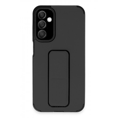 Newface Samsung Galaxy A24 4G Kılıf Mega Standlı Silikon - Siyah Newface Samsung Galaxy A24 4G Kılıf Mega Standlı Silikon - Siyah
