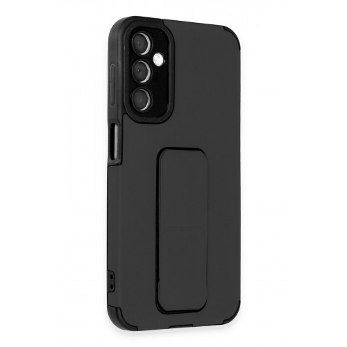 Newface Samsung Galaxy A24 4G Kılıf Mega Standlı Silikon - Siyah Newface Samsung Galaxy A24 4G Kılıf Mega Standlı Silikon - Siyah