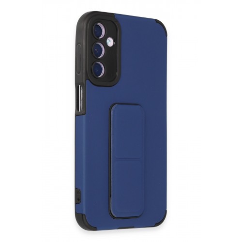 Newface Samsung Galaxy A24 4G Kılıf Mega Standlı Silikon - Mavi Newface Samsung Galaxy A24 4G Kılıf Mega Standlı Silikon - Mavi