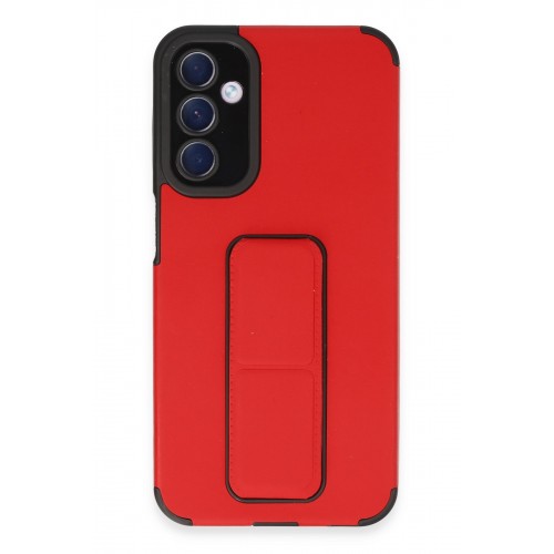 Newface Samsung Galaxy A24 4G Kılıf Mega Standlı Silikon - Kırmızı Newface Samsung Galaxy A24 4G Kılıf Mega Standlı Silikon - Kırmızı