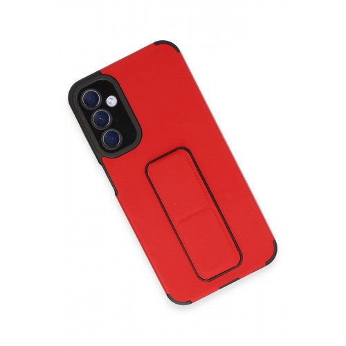 Newface Samsung Galaxy A24 4G Kılıf Mega Standlı Silikon - Kırmızı Newface Samsung Galaxy A24 4G Kılıf Mega Standlı Silikon - Kırmızı