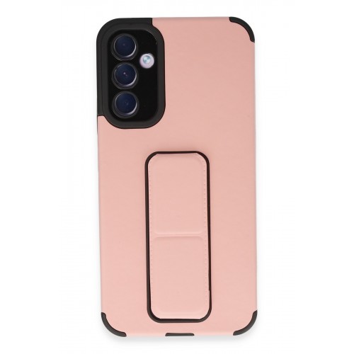 Newface Samsung Galaxy A54 5G Kılıf Mega Standlı Silikon - Pudra Newface Samsung Galaxy A54 5G Kılıf Mega Standlı Silikon - Pudra