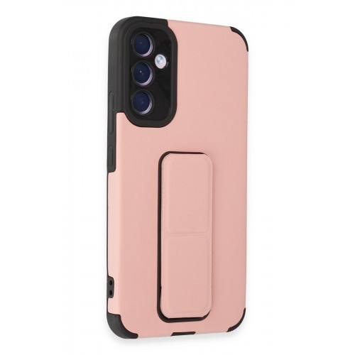 Newface Samsung Galaxy A54 5G Kılıf Mega Standlı Silikon - Pudra Newface Samsung Galaxy A54 5G Kılıf Mega Standlı Silikon - Pudra