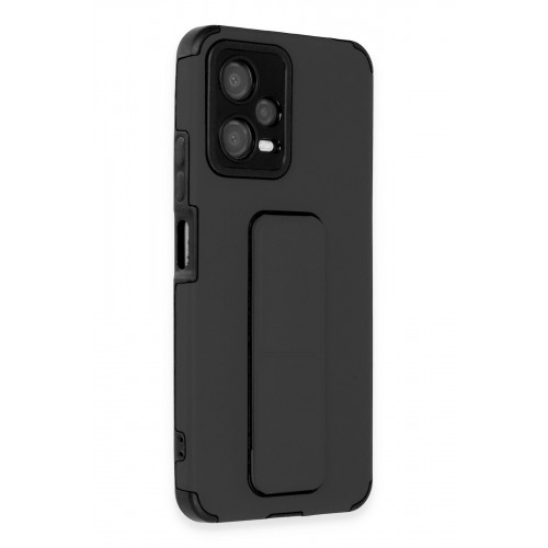 Newface Xiaomi Poco X5 5G Kılıf Mega Standlı Silikon - Siyah Newface Xiaomi Poco X5 5G Kılıf Mega Standlı Silikon - Siyah
