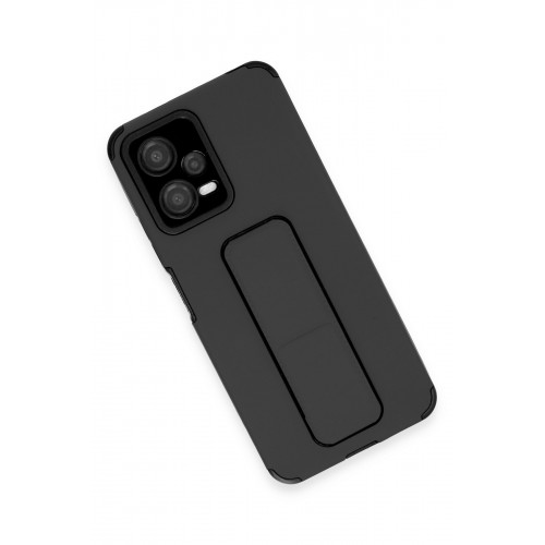 Newface Xiaomi Poco X5 5G Kılıf Mega Standlı Silikon - Siyah Newface Xiaomi Poco X5 5G Kılıf Mega Standlı Silikon - Siyah