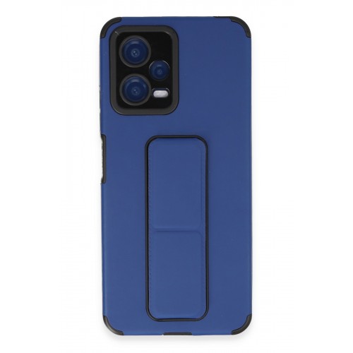 Newface Xiaomi Poco X5 5G Kılıf Mega Standlı Silikon - Mavi Newface Xiaomi Poco X5 5G Kılıf Mega Standlı Silikon - Mavi