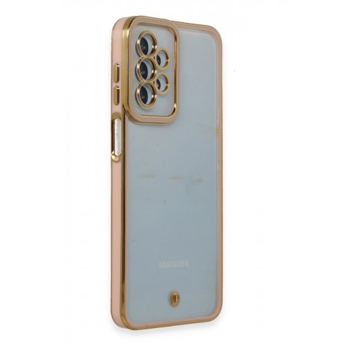 Newface Samsung Galaxy A23 4G Kılıf Liva Lens Silikon - Pudra Newface Samsung Galaxy A23 4G Kılıf Liva Lens Silikon - Pudra