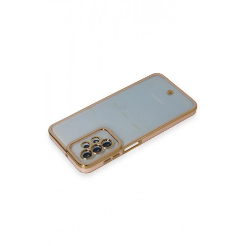 Newface Samsung Galaxy A23 4G Kılıf Liva Lens Silikon - Pudra Newface Samsung Galaxy A23 4G Kılıf Liva Lens Silikon - Pudra