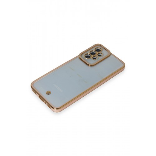 Newface Samsung Galaxy A23 4G Kılıf Liva Lens Silikon - Pudra Newface Samsung Galaxy A23 4G Kılıf Liva Lens Silikon - Pudra