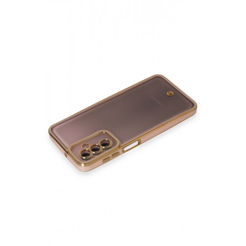 Newface Samsung Galaxy M23 Kılıf Liva Lens Silikon - Pudra Newface Samsung Galaxy M23 Kılıf Liva Lens Silikon - Pudra